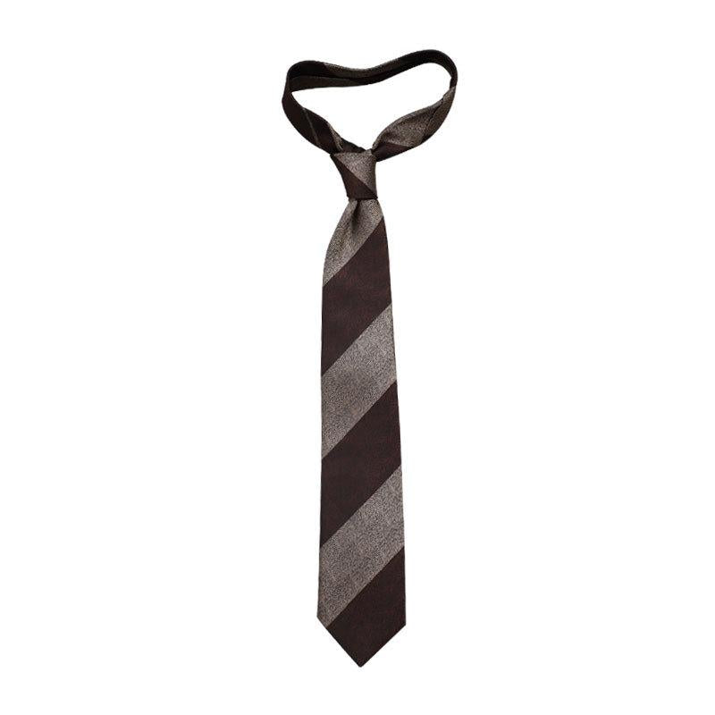 Neapolitan Arrow Tie 8cm Striped Twill Polyester Business Italian Fashion Tie Factory Spot Boutique