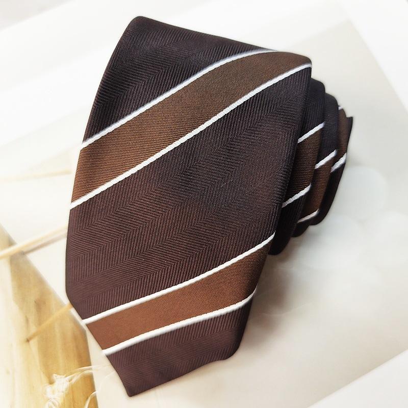 Oushixin Factory Wholesale JK Uniform Tie for Boys and Girls 7cm Hand-Made Striped Accessories All-Matching