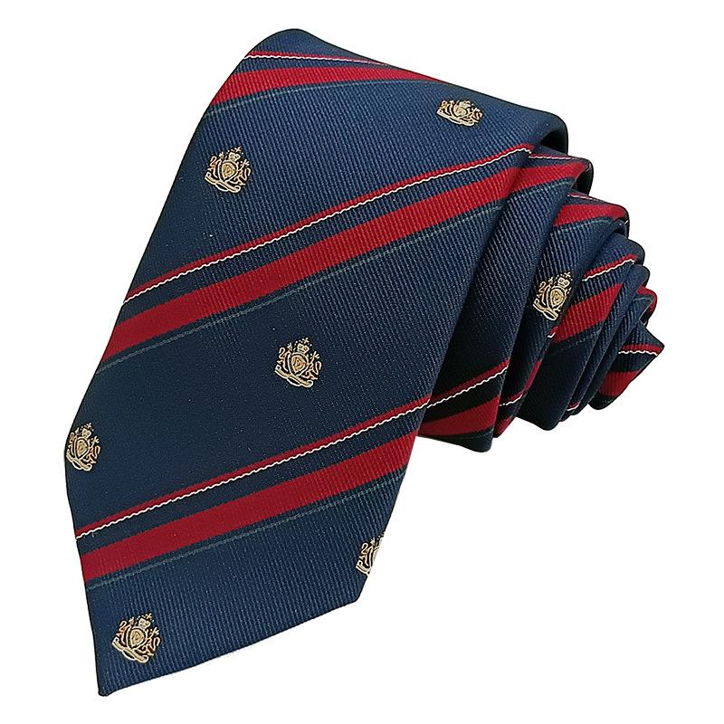 Oushixin Factory Wholesale JK Uniform Tie for Boys and Girls 7cm Hand-Made Striped Accessories All-Matching