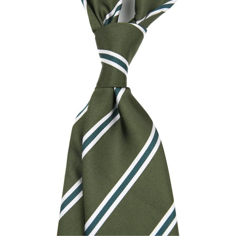 Polyester Silk Tie Men's Formal Wear Business Work 8cm Striped Professional Bridegroom British Suit Accessories