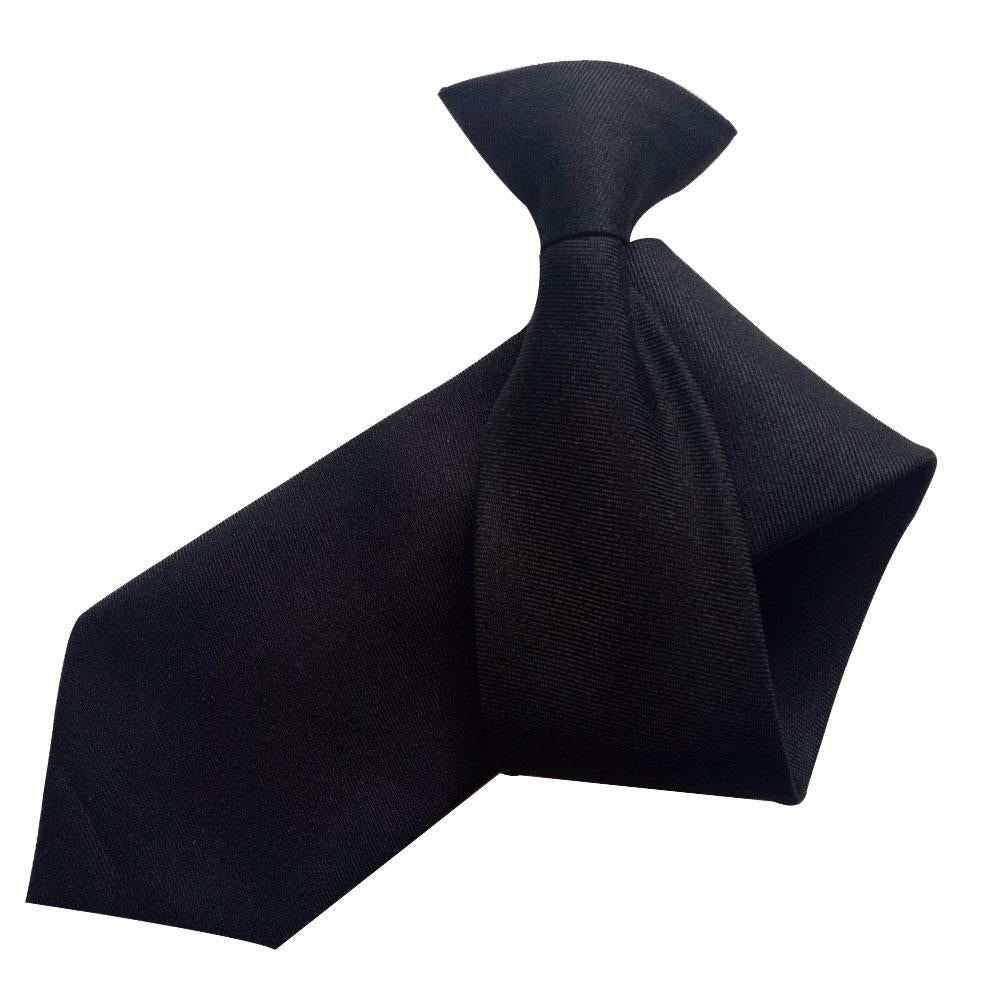 Amazon EBay AliExpress European and American Popular Tie Security Check Wedding Funeral Security Tie Black Button Tie