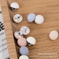 Buckle Cloth Button Chiffon Mushroom Button Shirt Dress Children's Clothing Shirt Sweater Coat Button Button Button