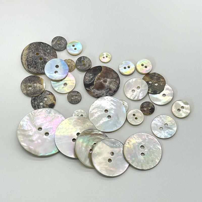 Spot Goods Shell Buckle Horse Shell Button Shirt Shell Button Japanese Horse Shell Sweater Natural Real Shell Button