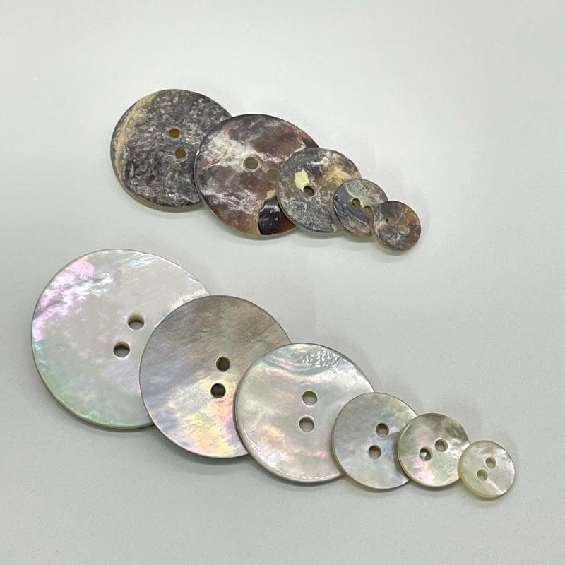 Spot Goods Shell Buckle Horse Shell Button Shirt Shell Button Japanese Horse Shell Sweater Natural Real Shell Button