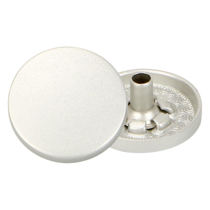 Factory Wholesale Metal Button Copper Surface Button Button Double-Sided Hidden Buckle Hardware Luggage Clothing Brass Button