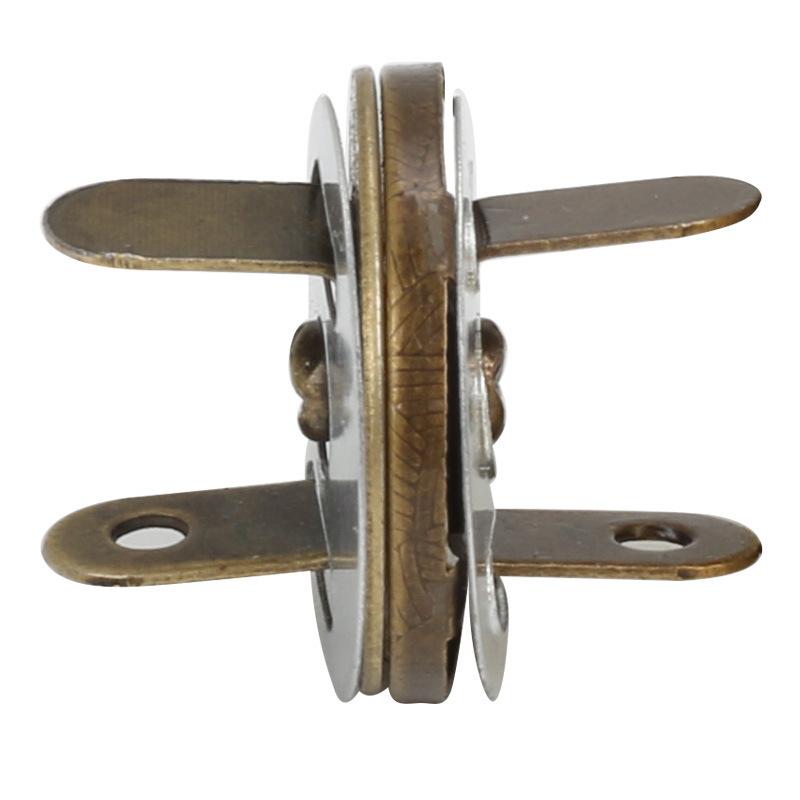 Manufacturer's Two-Foot Magnetic Buckle Seamless Installation Magnet Metal Magnetic Buckle Button Four-Joint Buckle Wallet Button Backpack Buckle