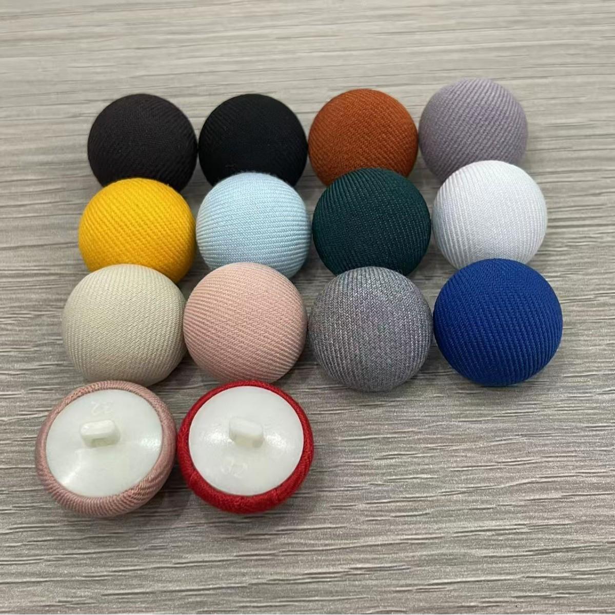 Mushroom Cloth Bag Button Suit Suit Cufflinks Coat Windbreaker Cloth Buckle Chiffon Skirt round Button