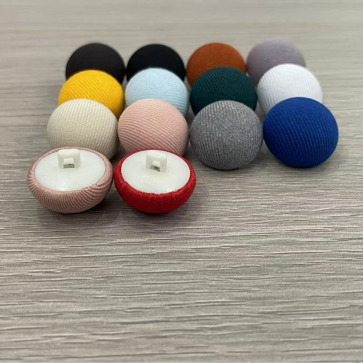 Mushroom Cloth Bag Button Suit Suit Cufflinks Coat Windbreaker Cloth Buckle Chiffon Skirt round Button