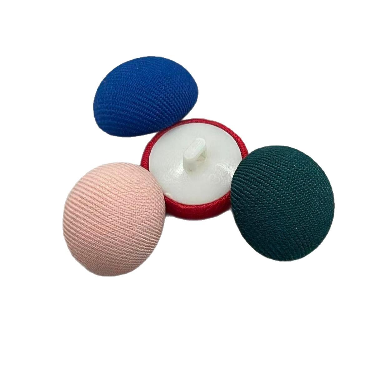 Mushroom Cloth Bag Button Suit Suit Cufflinks Coat Windbreaker Cloth Buckle Chiffon Skirt round Button