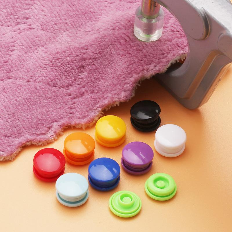 Wholesale Plastic Snap Button Children's Clothing Resin Button Raincoat Invisible Hidden Buckle File Bag Snap Button T3t5t8 Child and Female Buckle