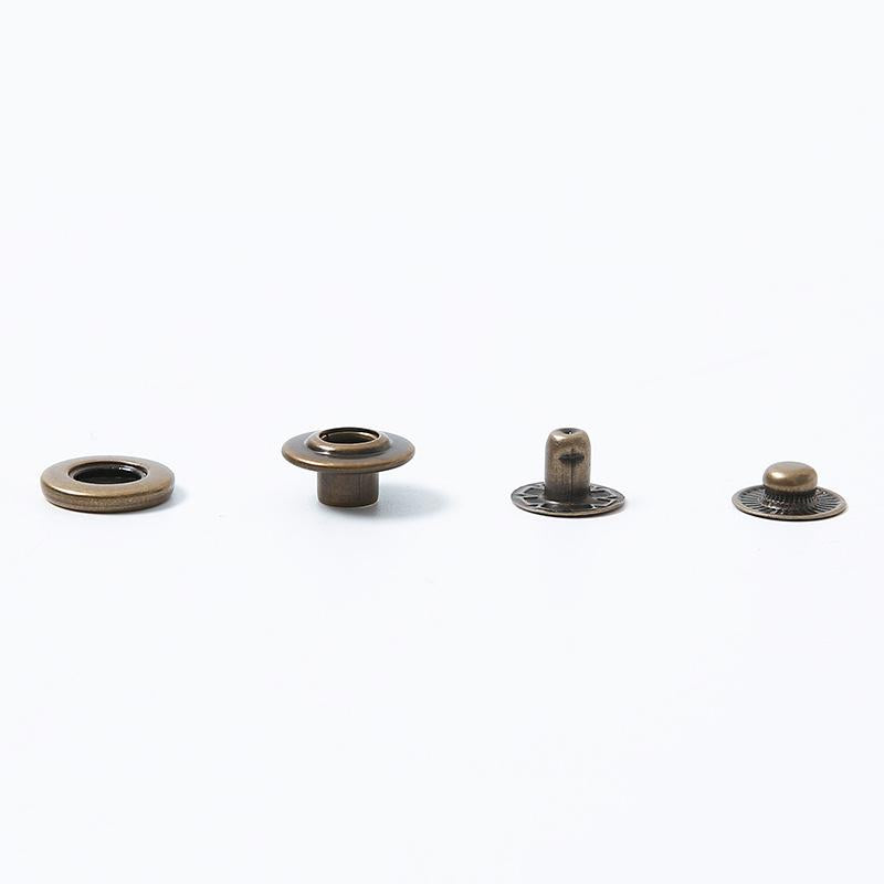 Pure Copper Fish Eye Buckle Hollow 833# Snap Button Clothing Metal Button Snap down Jacket Jacket Bubble Button Manufacturer